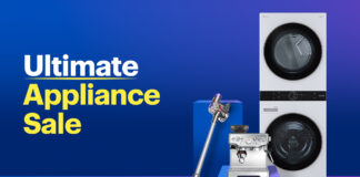 Best Buy appliance sale. Appliances on sale banner