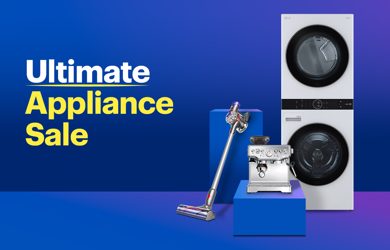 Best Buy appliance sale. Appliances on sale banner