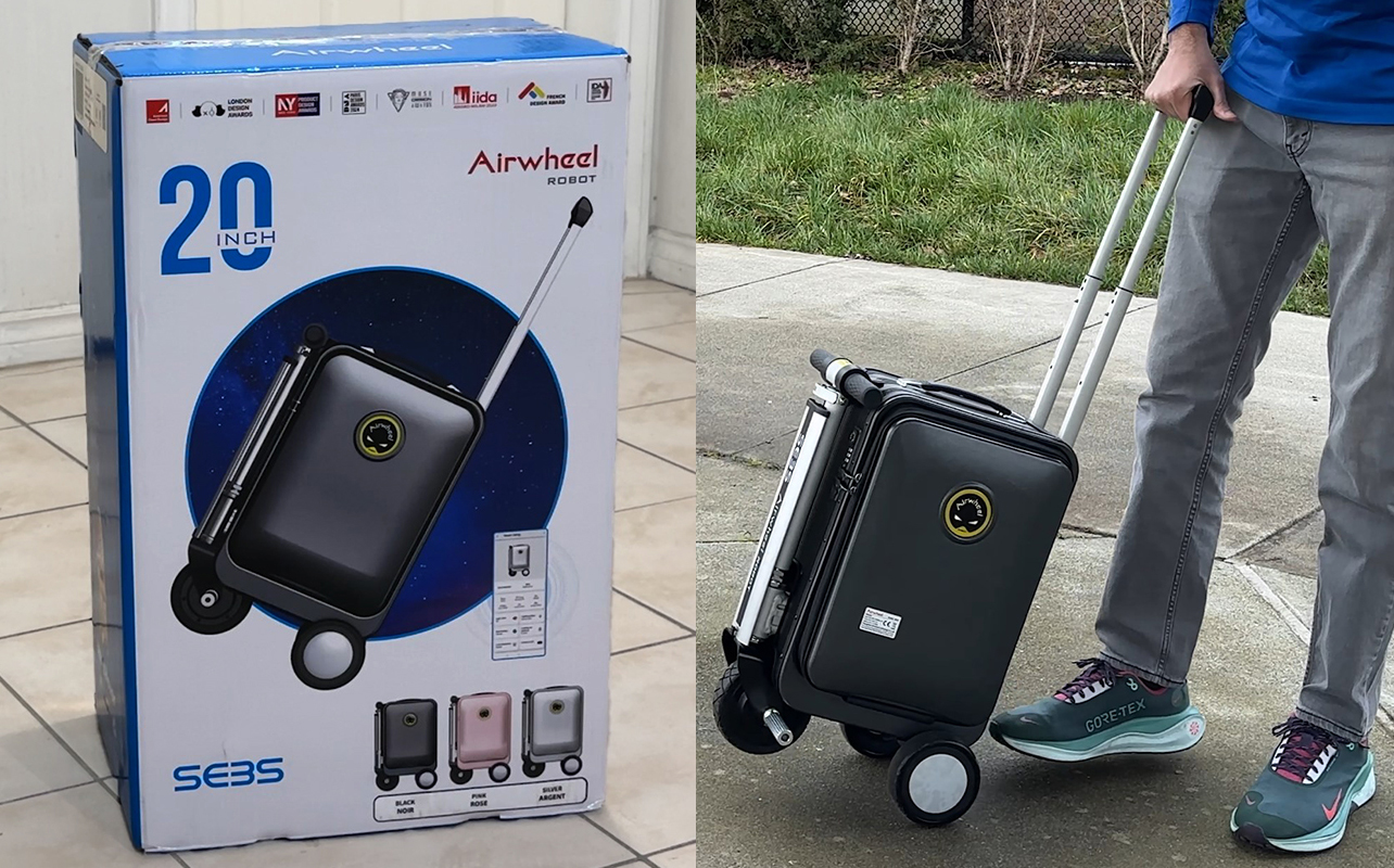 Unboxing the Airwheel smart luggage