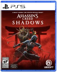 Assassin's Creed Shadows action adventure video game cover art.