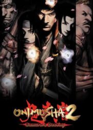 Pochette du jeu vidéo d'action et d'aventure Onimusha 2 : Samurai's Destiny Remaster.