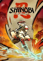 Shinobi: Art of Vengeance action adventure video game cover art.