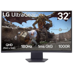 LG UltraGear 32" QHD curved VA LED FreeSync gaming monitor