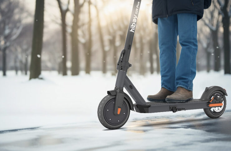 Hiboy electric scooter with feet
