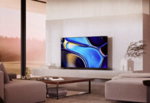 Sony Bravia 8 OLED TV in a living room set-up