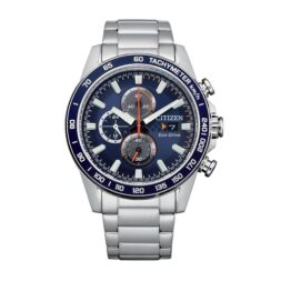 fathers day watch gift: Citizen Mens Eco-Drive Watch 44mm Silver-Tone Stainless Steel Case and Bracelet with Blue Dial (CA0781-84L)