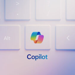 Visual of Copilot key on AI laptop.