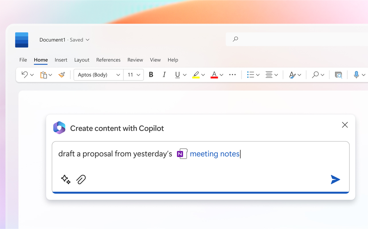 AI summary on AI laptop.