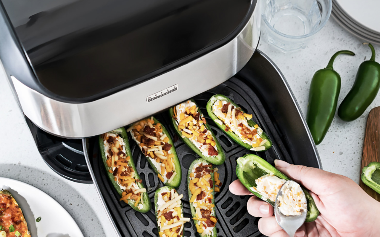 Jalapeno poppers in the Bella Pro air fryer