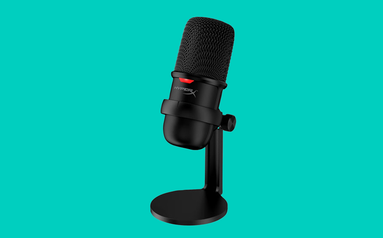 Microphone à condensateur USB pour le jeu SoloCast de HyperX