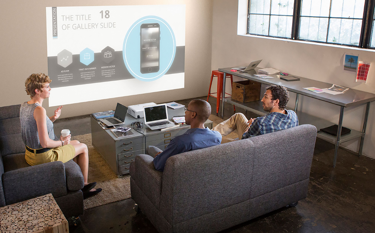 Office projectors are useful tools to share your slides from your laptop during meeting.