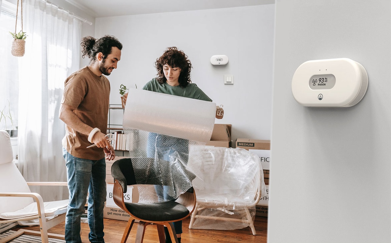 smart home radon detector