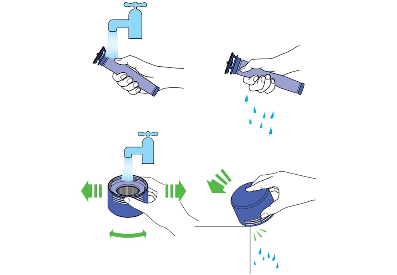 Dyson V8 cleaning