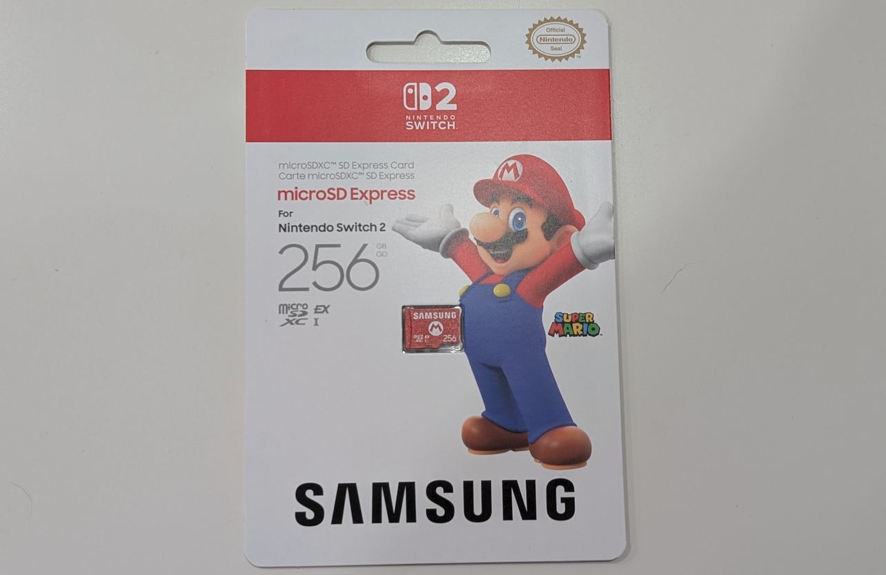 Cartes microSD Express pour Nintendo Switch 2 de Samsung