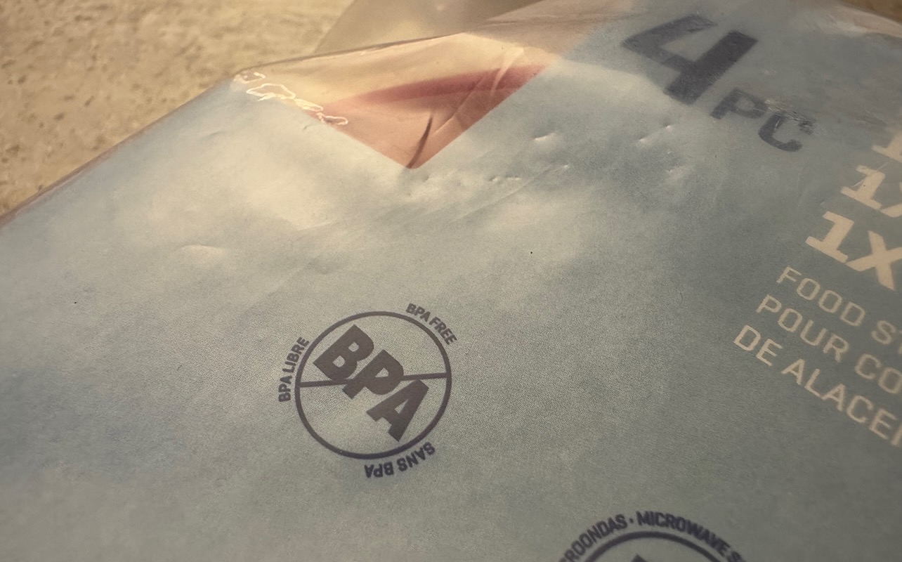 A BPA-free label