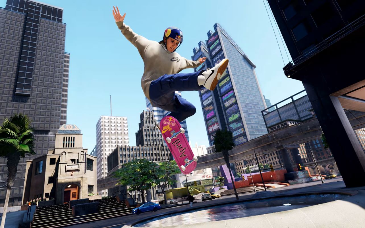Tony Hawk's Pro Skater 3 + 4 skater doing tricks