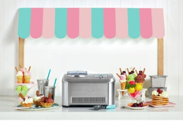 ice cream maker and a variety of frozen desserts.
