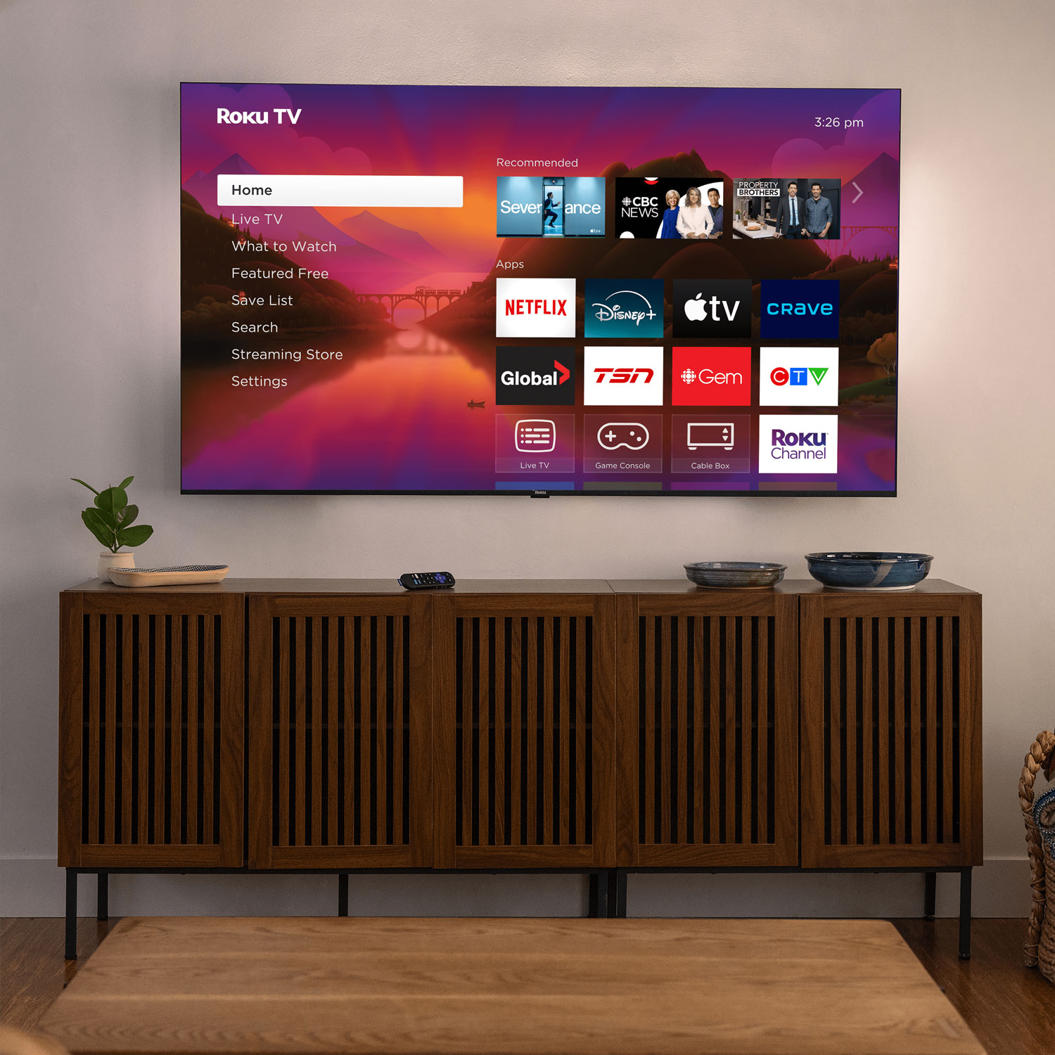Téléviseur intelligent Roku TV Mini-LED HDR QLED UHD 4K de 55 po Plus de Roku (55R6C5CA) - 2025
