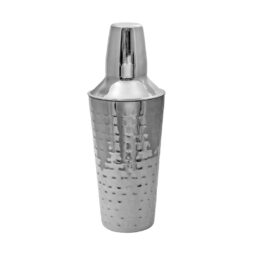 Maison Concepts Stainless Steel 3 Pc Cocktail Shaker Hammered 500 Ml
