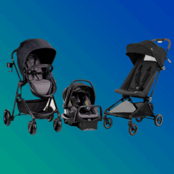 Evenflo Pivot Modular Travel System with LiteMax Infant Car Seat and Evenflo Hummingbird Ultra-Lightweight Carbon Fibre Stroller
