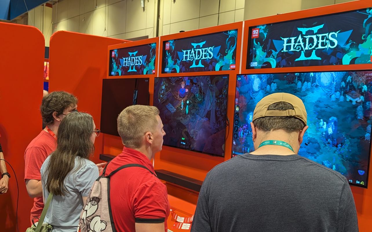 Hades II on Nintendo Switch 2 at Fan Expo Canada 2025.