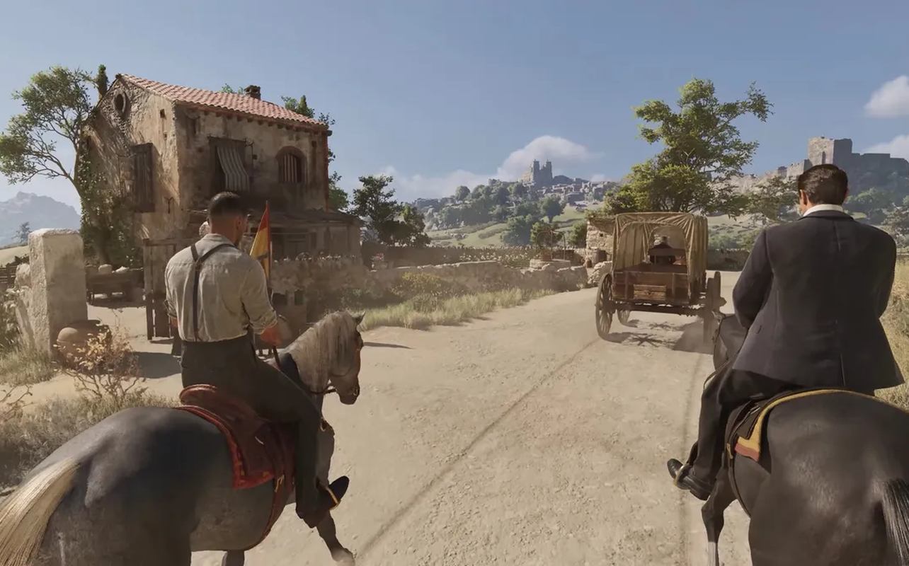 A scene from Mafia The Old Country where Enzo and Luca share a moment of trust.