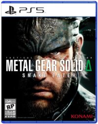 Metal Gear Solid Delta: Snake Eater PS5 box art.