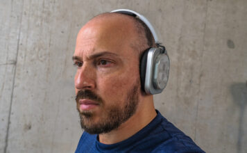 Wearing Nothing Headphone (1) indoors.