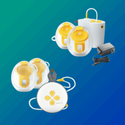 Medela Swing Maxi Hands-Free Double Electric Breast Pump and Medela Pump In Style Electric Breast Pump with 105-Degree Angled Breast Shields & Hands-free Collection Cups