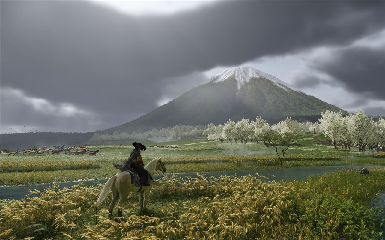 The environments in Ghost of Yotei and massive and packed with detail.
