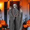 Halloween porch decor