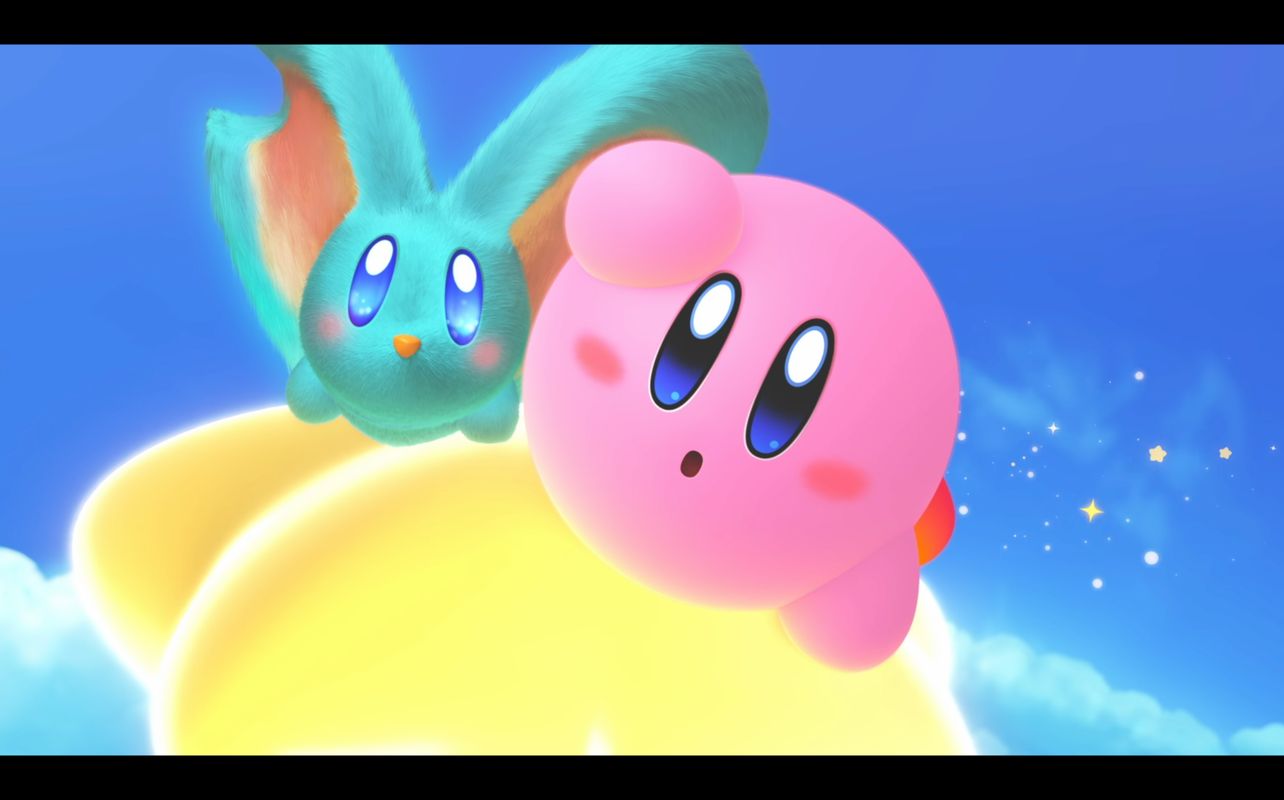 A scene from Kirby and the Forgotten Land – Nintendo Switch 2 Edition + Star-Crossed World.