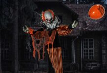 Matching Halloween decor and costumes