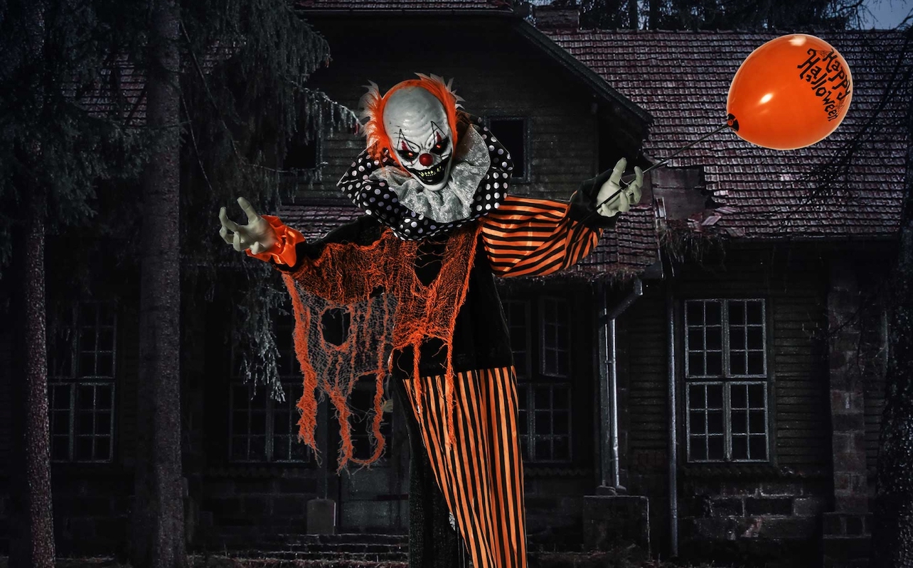 Matching Halloween decor and costumes