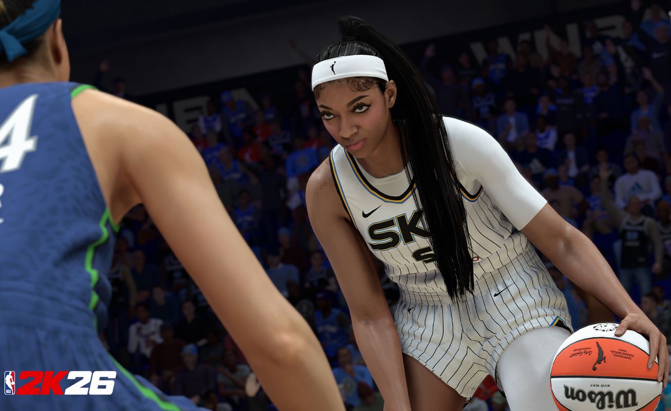 WNBA player Angel Reese in NBA 2K26.