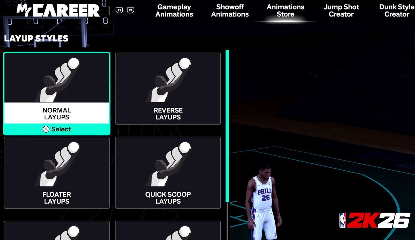 NBA 2K26 ProPlay layups.