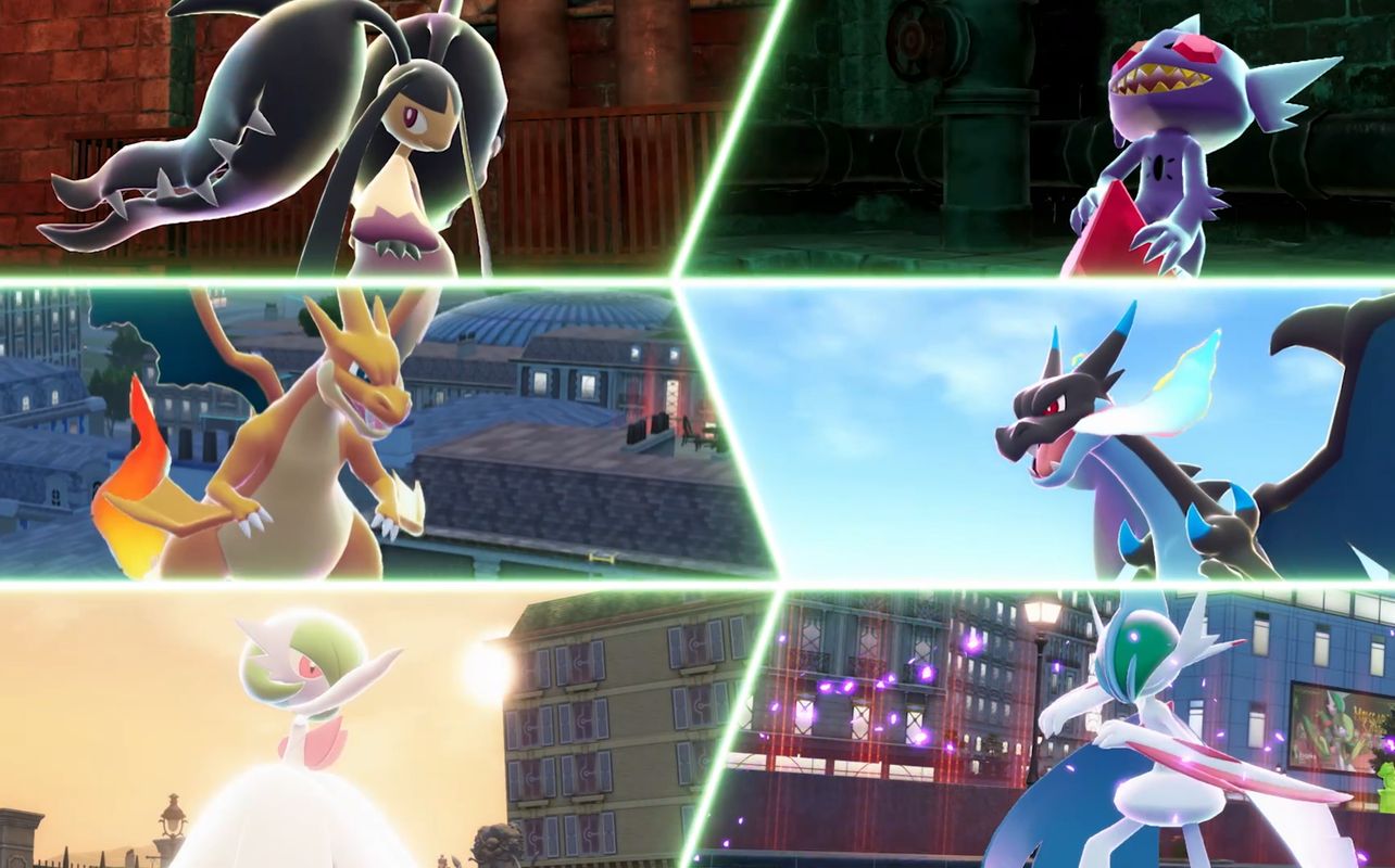 Images de Pokémon dans Pokémon Legends: Z-A présentées lors du Nintendo Direct de septembre 2025