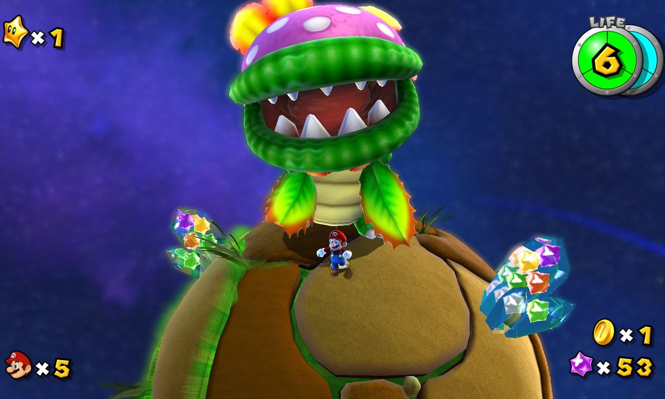 Capture d'écran de Super Mario Galaxy présentée lors du Nintendo Direct de septembre 2025