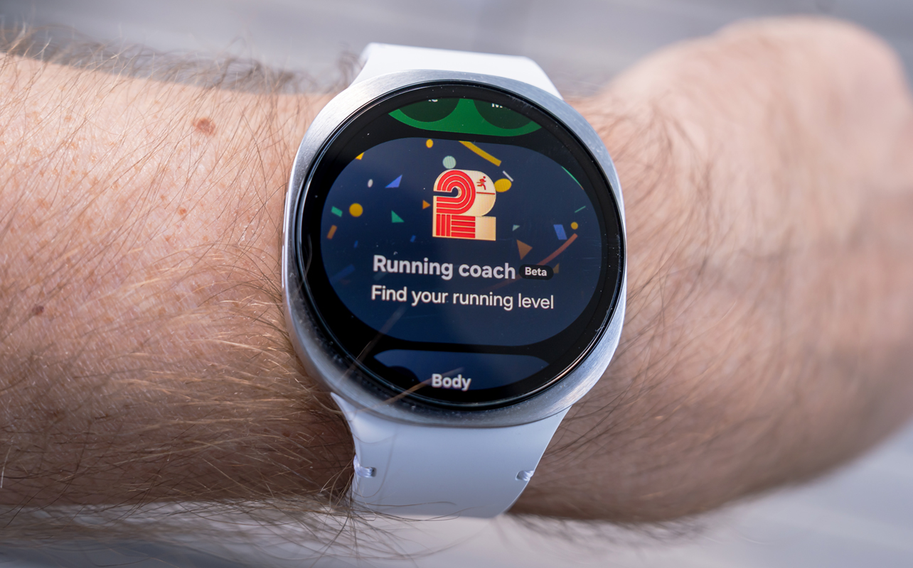 Running Coach on Samsung Galaxy Watch8.