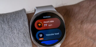 Samsung Galaxy Watch8 showing new tile system.