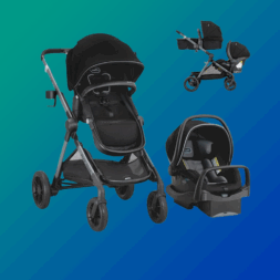 Evenflo Pivot Xpand Modular Travel System with LiteMax Infant Car Seat