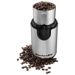Affordable gifts for coffee lovers include electric grinders