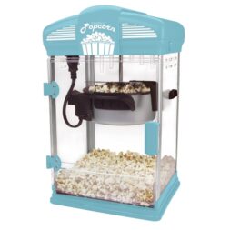 WEST BEND Hot Oil Theater Style Popcorn Popper Machine with Nonstick Kettle Includes Measuring Tool and Serving Scoop