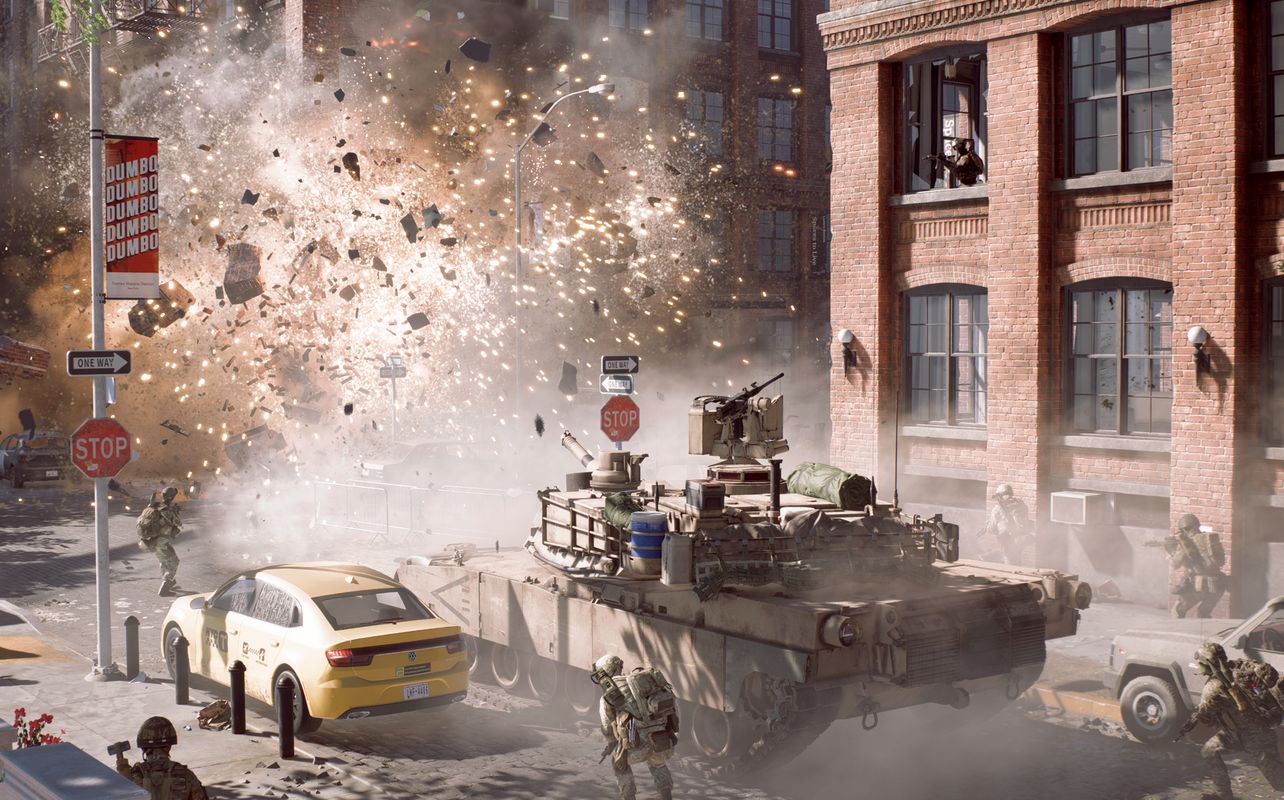 Massive explosion in Battlefield 6.