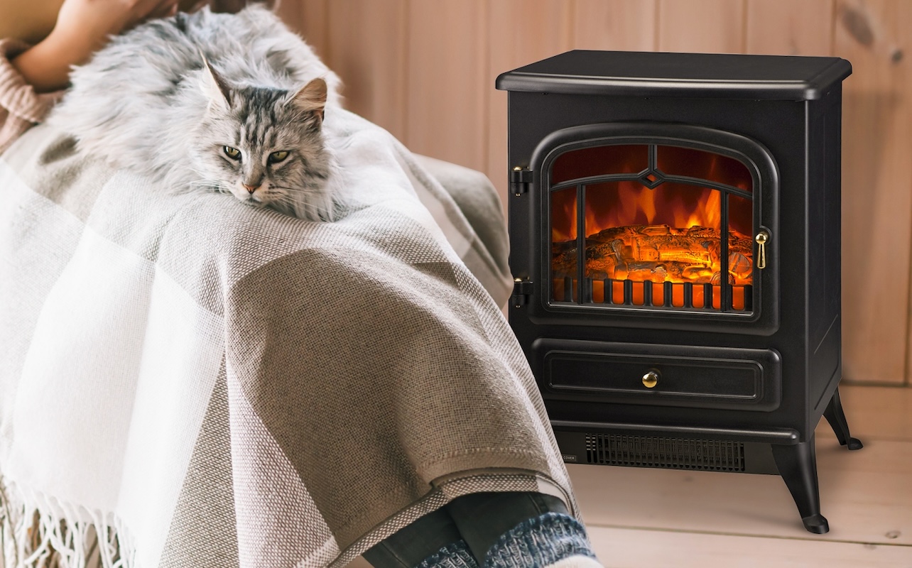 Electric fireplace accent