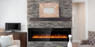 Electric vs wood burning fireplace