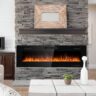 Electric vs wood burning fireplace