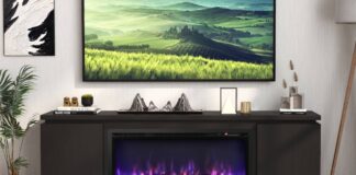 Fireplace TV stand