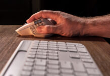 This Logitech keyboard + mouse combo wield real productivity power Logitech MX Master 4 and Signature Slim Solar+ K980 profile view from the side.