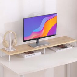 MotionGrey Monitor Stand Riser, 39.4 Inch Ergonomic Desk & tabletop Desktop Stand